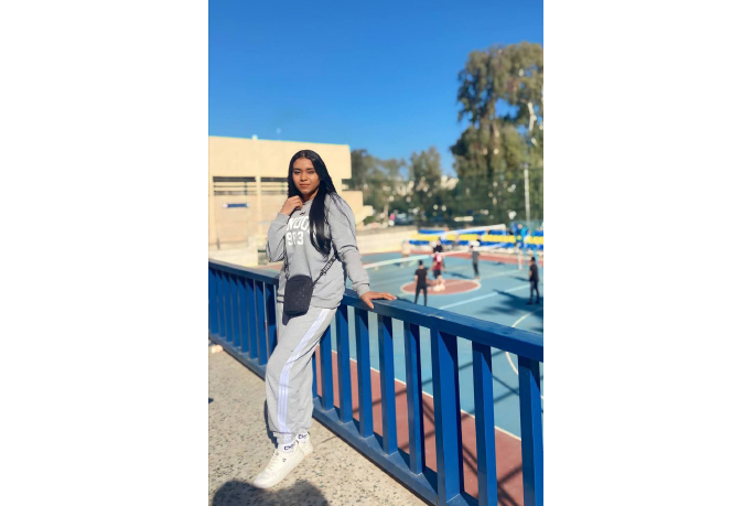 لاعبة المنتخب الوطني بكرة السرعة سندس سعد سعيد الاتحاد يعمل بجهود ذاتية