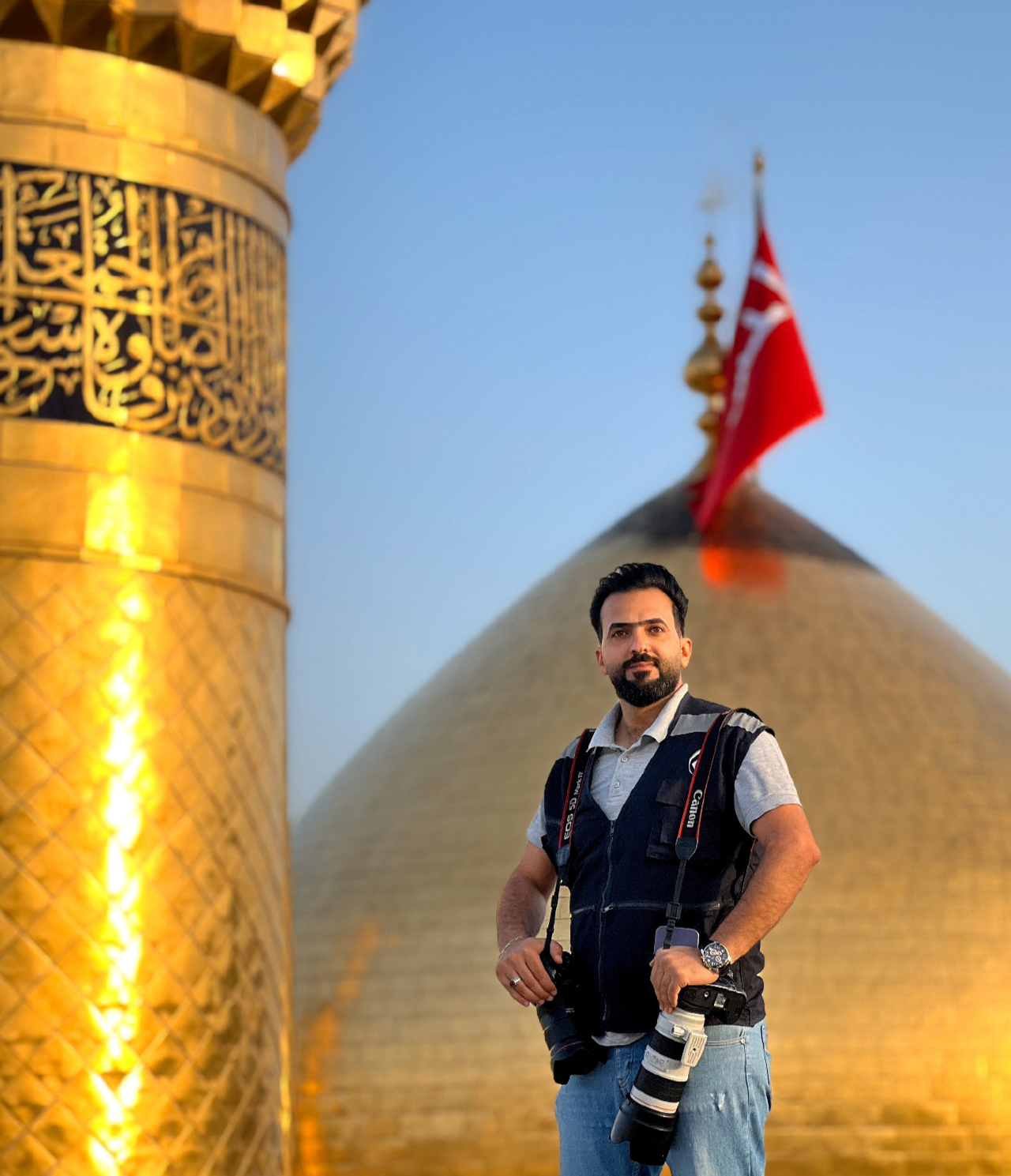 المصور حسنين الشرشاحي: استخدم العدسة لتسليط الضوء على القصص الحسينية