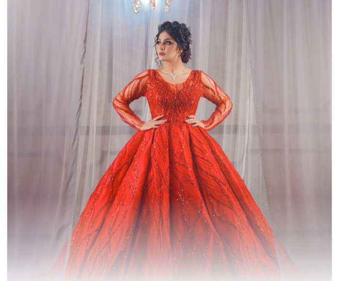 فخامة ليلة الحنة بتطريز لافت