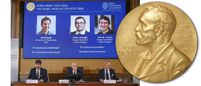حلّ مشكلة عمرها نصف قرن الذكاء الاصطناعي ينال جائزة نوبل في الكيمياء