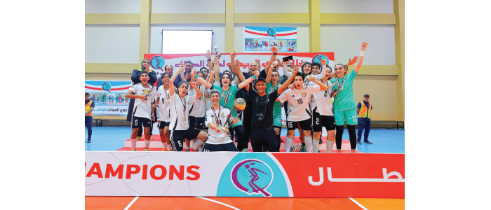 سيدات الزوراء يخطفن لقب دوري كرة الصالات