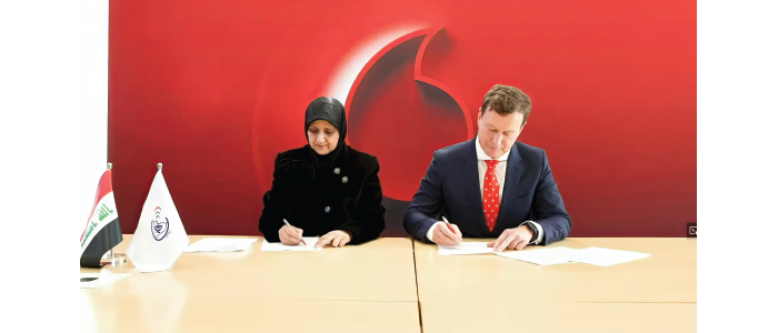 العــــــراق يوقع رخصة 5G مع فودافون العالمية