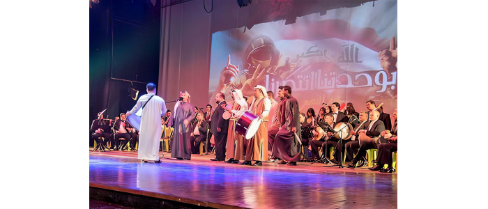 مساهمات مميزة لمثقفي وفناني العراق في يوم النصر