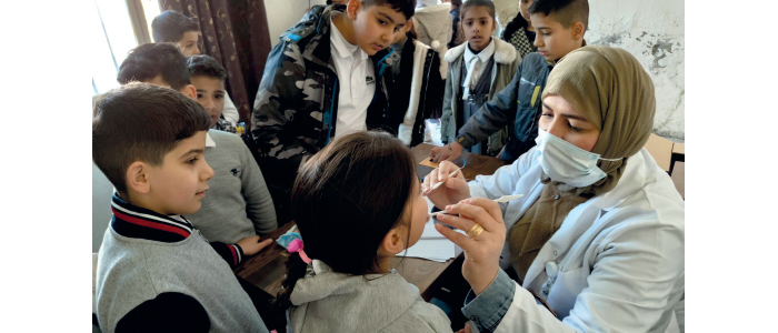 الوحدات الصحية في المدارس  سفنُ إنقاذ تحمل الطلبة والتلاميذ إلى بر الأمان الصحي