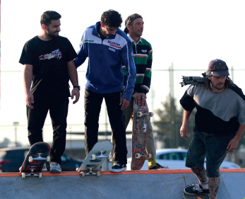 ساحة بغداد للتزلج.. فضاء جديد للشباب