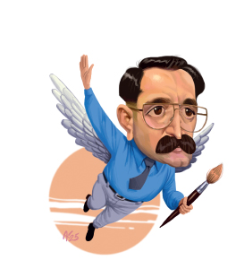 مؤيد نعمة.. بصمةٌ فريدة  في عالم الكاريكاتير