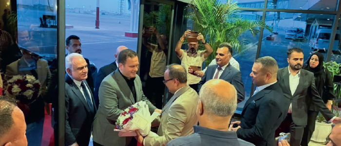 استقبال رسمي لـمخرج فيلم (كعكة الرئيس)