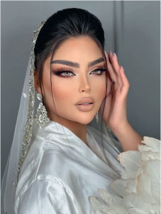 سحــــر المكيـــــــاج الترابـــــي..   إطلالة العروس الأنيقة