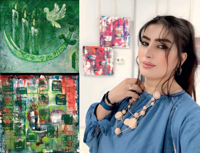 تمارا الشبخون: لوحاتي حوارٌ صامت بين اللون والروح