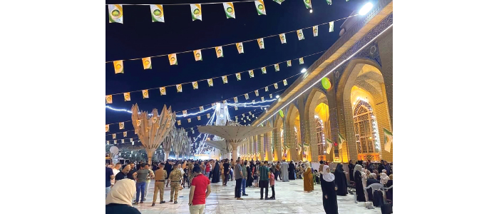 من مرقد أبي حنيفة.. رسالة محبة وسلام في ذكرى ولادة خير الأنام