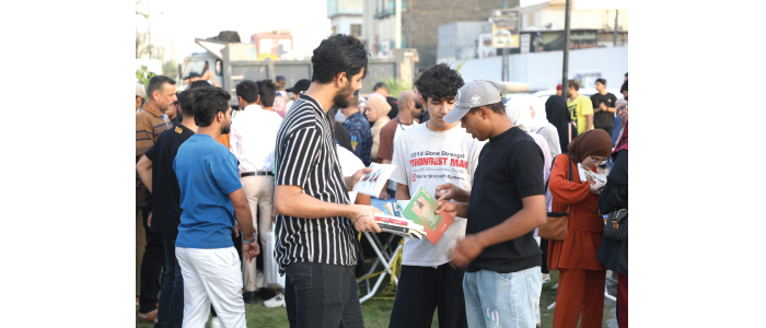 حين تحولت ساحة مظفر إلى مكتبة.. مهرجان الكتاب يضيء مدينة الصدر