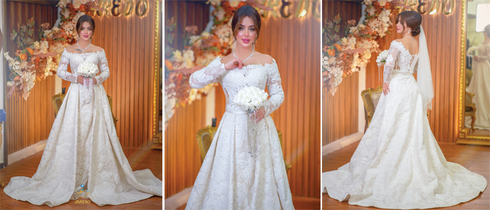 عروس بإطلالة ملكية.. بين الرُّقي والأنوثة