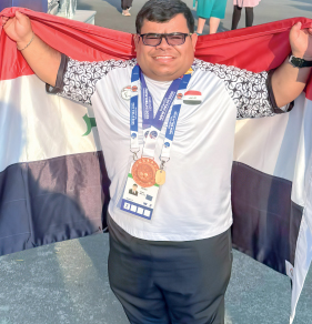 من أزقة الناصرية إلى العالمية جراح نصار يخطف برونزية الهند