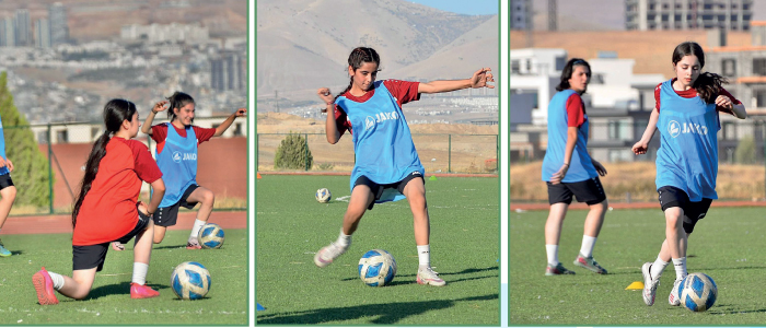 22 زهرة عراقية يكتبن بداية مشروع كروي في غرب آسيا